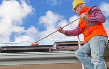Throckenholt soft wash roof cleaning